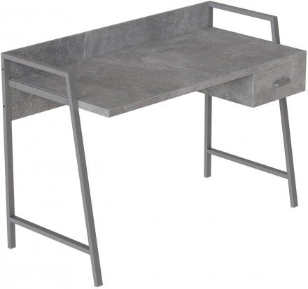 Письмовий стіл Ferrum-decor Комфорт 750x1000x600 Сірий метал ДСП Бетон 32 мм (FRD-103435) Письмовий стіл Ferrum-decor Комфорт 750x1000x600 Сірий метал ДСП Бетон 32 мм (FRD-103435)