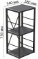 Етажерка 3/34 Ferrum-decor Серії Конект 73x34x28 чорний ДСП Сосна Кембра 16мм (FRD-104294) Етажерка 3/34 Ferrum-decor Серії Конект 73x34x28 чорний ДСП Сосна Кембра 16мм (FRD-104294)