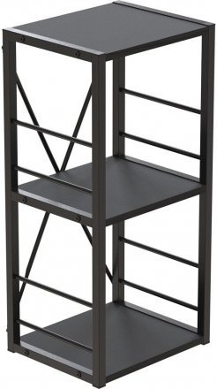 Етажерка 3/34 Ferrum-decor Серії Конект 73x34x28 чорний ДСП Сосна Кембра 16мм (FRD-104294) Етажерка 3/34 Ferrum-decor Серії Конект 73x34x28 чорний ДСП Сосна Кембра 16мм (FRD-104294)