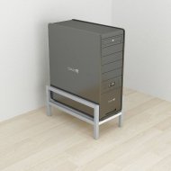 Підставка для системного блоку Ferrum-decor Нікі 21x24x45 Сірий ДСП Біле 16мм (FRD-105298) Підставка для системного блоку Ferrum-decor Нікі 21x24x45 Сірий ДСП Біле 16мм (FRD-105298)