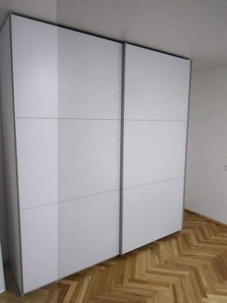 Шафа-купе двохдверна Doros G-Caiser 220х60х240 см Білий (DRS-011004)