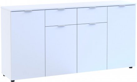 Комод у вітальню Doros Рон 7 160х38х81 см Білий (DRS-011304) Комод у вітальню Doros Рон 7 160х38х81 см Білий (DRS-011304)