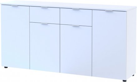 Комод у вітальню Doros Рон 7 160х38х81 см Білий (DRS-011304) Комод у вітальню Doros Рон 7 160х38х81 см Білий (DRS-011304)