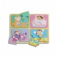 Дерев'яні пазли у футлярі Маленькі Принцеси MD31365 Дерев'яні пазли у футлярі Маленькі Принцеси MD31365