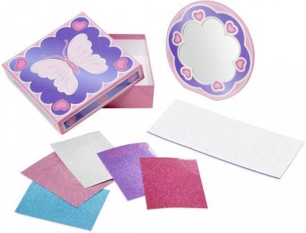 Набор для творчества с блестящими наклейками Зеркало и шкатулка Melissa & Doug MD9517