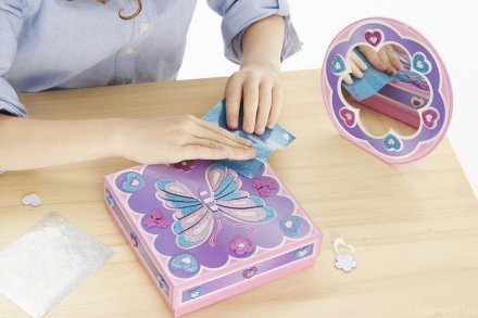 Набор для творчества с блестящими наклейками Зеркало и шкатулка Melissa & Doug MD9517