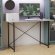 Стіл письмовий Line Лайт Ferrum-decor 750x1200x600 Чорний метал ДСП Бетон 16 мм (FRD-104863)