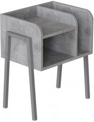 Тумба модульна Ferrum-decor Амелі 540x450x320 метал Сірий ДСП Бетон 16 мм (FRD-103023)