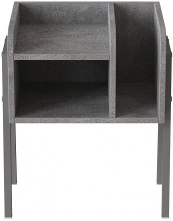 Тумба модульна Ferrum-decor Амелі 540x450x320 метал Сірий ДСП Бетон 16 мм (FRD-103023)