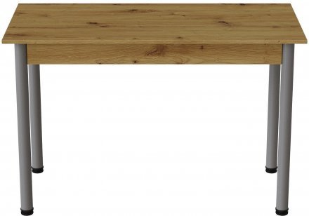 Стіл кухонний Ferrum-decor Беніта 75x120x60 Сірий ДСП Дуб Артизан 16мм (FRD-105689)