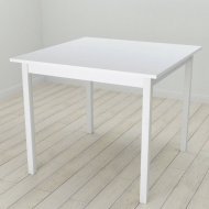 Стіл кухонний Ferrum-decor Дієго 75x80x80 Білий ДСП Біле 16мм (FRD-106302)