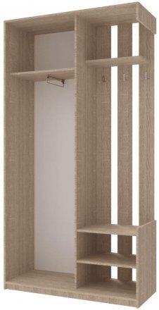 Передпокій з дзеркалом Doros City One Door 110х45х210 см Дуб cонома (DRS-011306)