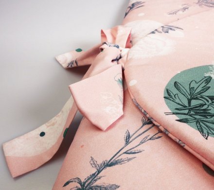 Плед-конверт на виписку Rose Garden lullalove-8269