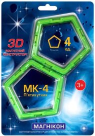 Додатковий набір Магнікон п'ятикутник 4 шт MK-4-5У Додатковий набір Магнікон п'ятикутник 4 шт MK-4-5У