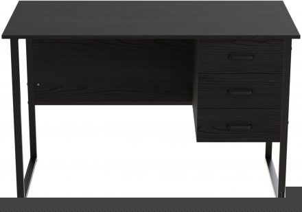 Комп'ютерний стіл Ferrum-decor Гаррі 76x120x60 чорний ДСП Сосна Кембра 32мм (FRD-103540)