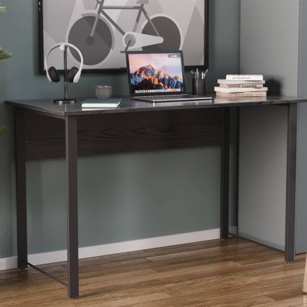 Комп'ютерний стіл Ferrum-decor Курт 75x120x60 чорний ДСП Сосна Кембра 32мм (FRD-103919)
