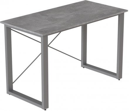 Письмовий стіл Ferrum-decor Драйв 750x1400x700 Сірий метал ДСП Бетон 16 мм (FRD-103205)