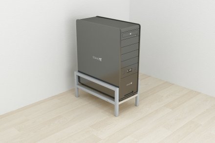 Підставка для системного блоку Ferrum-decor Нікі 21x24x45 Сірий ДСП Сонома 16мм (FRD-105301)