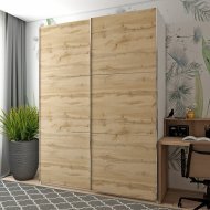 Шафа-купе двохдверна Doros G-Caiser 180х60х240 см Білий/Дуб евок (DRS-011007)