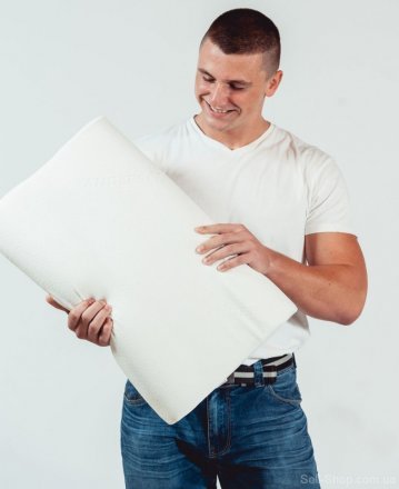 Подушка ортопедична з пам'яттю 33x50x11-9 см (CMP001) Подушка ортопедична з пам'яттю 33x50x11-9 см (CMP001)