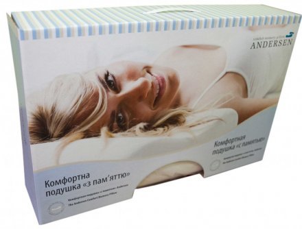 Подушка ортопедична з пам'яттю 33x50x11-9 см (CMP001) Подушка ортопедична з пам'яттю 33x50x11-9 см (CMP001)