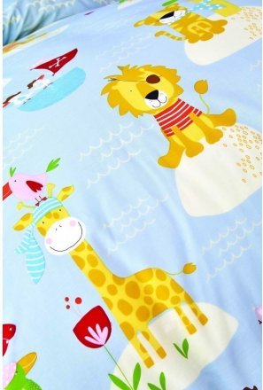 Постільна білизна Loro sari 2020-2 блакитний ранфорс піке підліткова svt-2000022246002