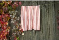Плед-накидка Stripe Muslin kirmizi червоний 77х82 2000022087780 Плед-накидка Stripe Muslin kirmizi червоний 77х82 2000022087780