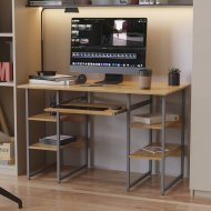 Комп'ютерний стіл Ferrum-decor Тім 75x120x70 сірий ДСП Дуб Сан-Марино 16мм (FRD-101890) Комп'ютерний стіл Ferrum-decor Тім 75x120x70 сірий ДСП Дуб Сан-Марино 16мм (FRD-101890)