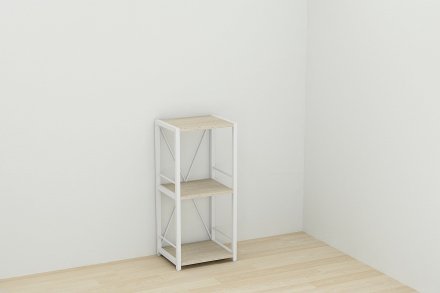 Етажерка 3/34 Ferrum-decor Серії Конект 73x34x28 білий ДСП Дуб Сонома 16мм (FRD-104298) Етажерка 3/34 Ferrum-decor Серії Конект 73x34x28 білий ДСП Дуб Сонома 16мм (FRD-104298)