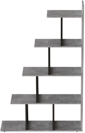 Етажерка Ferrum-decor Стелла 1600x1020x300 Чорний метал ДСП Бетон (FRD-105482) Етажерка Ferrum-decor Стелла 1600x1020x300 Чорний метал ДСП Бетон (FRD-105482)