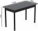 Стіл кухонний Ferrum-decor Беніта 75x120x60 Чорний ДСП Сосна Кембра 16мм (FRD-105692)