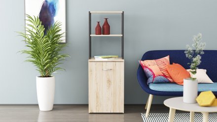Стіл-тумба трансформер Смарт 4/1 з етажеркою Ferrum-decor 1430x1450x500 Чорний метал ДСП Дуб Сан-Марино 16 мм (FRD-105124) Стіл-тумба трансформер Смарт 4/1 з етажеркою Ferrum-decor 1430x1450x500 Чорний метал ДСП Дуб Сан-Марино 16 мм (FRD-105124)