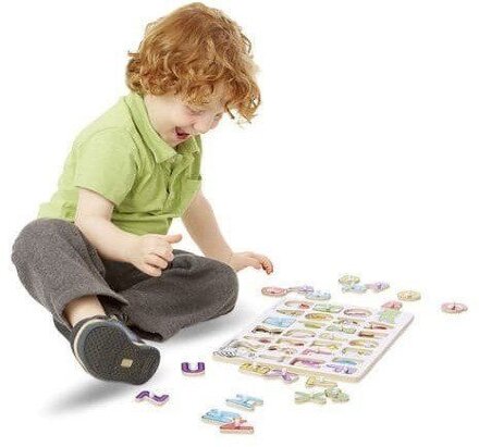 Дерев'яна рамка-вкладиш Англійська абетка MD23272