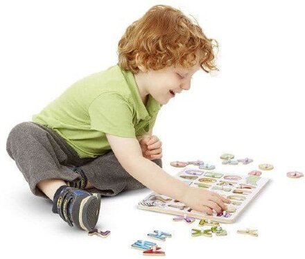 Дерев'яна рамка-вкладиш Англійська абетка MD23272