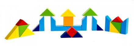 Пазл дерев'яний Світ форм Прямокутник 57572-4 Пазл дерев'яний Світ форм Прямокутник 57572-4