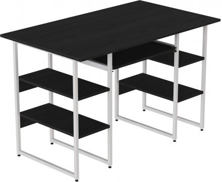 Комп'ютерний стіл Ferrum-decor Тім 75x140x70 білий ДСП Сосна Кембра 32мм (FRD-101390)