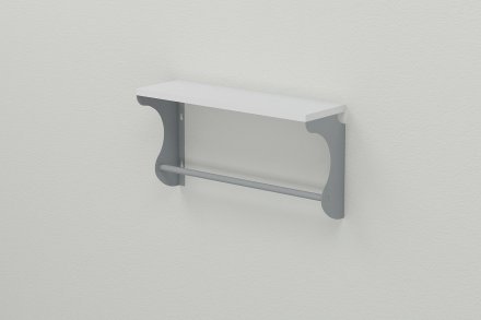 Полиця настінна Ferrum-decor Юзібі 270x600x150 метал Сірий ДСП Біле 16 мм (FRD-102688) Полиця настінна Ferrum-decor Юзібі 270x600x150 метал Сірий ДСП Біле 16 мм (FRD-102688)