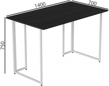 Комп'ютерний стіл Ferrum-decor Ханна 75x140x70 білий ДСП Сосна Кембра 32мм (FRD-104049) Комп'ютерний стіл Ferrum-decor Ханна 75x140x70 білий ДСП Сосна Кембра 32мм (FRD-104049)