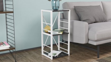 Етажерка 3/34 Ferrum-decor Серії Конект 73x34x28 білий ДСП Сосна Кембра 16мм (FRD-104300) Етажерка 3/34 Ferrum-decor Серії Конект 73x34x28 білий ДСП Сосна Кембра 16мм (FRD-104300)
