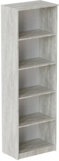 Шафа Анжело Ferrum-decor на 5 полиць 1900x600x380 ДСП Бетон 16 мм (FRD-104976)
