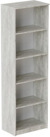 Шафа Анжело Ferrum-decor на 5 полиць 1900x600x380 ДСП Бетон 16 мм (FRD-104976)