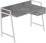 Письмовий стіл Ferrum-decor 750x1000x600 Білий метал ДСП Бетон 32 мм (FRD-103442)