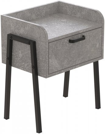 Тумба модульна Ferrum-decor Бетті 540x450x320 метал Чорний ДСП Бетон 16 мм (FRD-105497) Тумба модульна Ferrum-decor Бетті 540x450x320 метал Чорний ДСП Бетон 16 мм (FRD-105497)