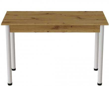 Стіл кухонний Ferrum-decor Беніта 75x120x70 Білий ДСП Дуб Артизан 16мм (FRD-105693) Стіл кухонний Ferrum-decor Беніта 75x120x70 Білий ДСП Дуб Артизан 16мм (FRD-105693)