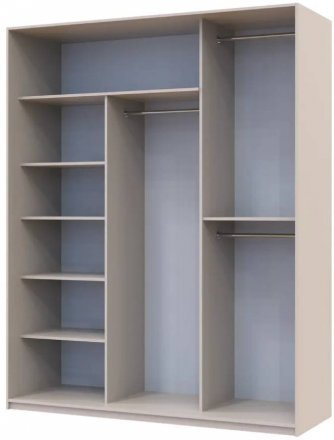 Шафа-купе Doros Сіті Лайт Кашемір 3 дзеркала 180х60х225 (80736374)