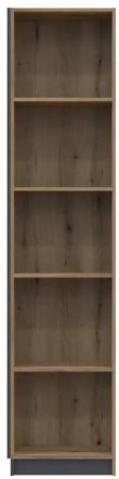 Етажерка до шафи Doros Дейл Графіт/Дуб Евок 52х28х220 DRS-011732 (41516119)