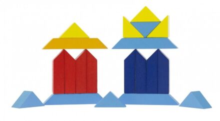 Пазл дерев'яний Світ форм Трикутники 57572-1 Пазл дерев'яний Світ форм Трикутники 57572-1