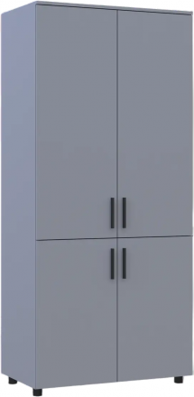 Шафа для одягу Doros Торн Сірий 2 ДСП (полиці) 90х51.6х200 (DRS-012022)