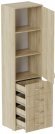 Пенал Анжело Ferrum-decor на 3 полиці з дверима та 4 ящиками 1900x500x380 ДСП Дуб Сонома 16 мм (FRD-104968) Пенал Анжело Ferrum-decor на 3 полиці з дверима та 4 ящиками 1900x500x380 ДСП Дуб Сонома 16 мм (FRD-104968)