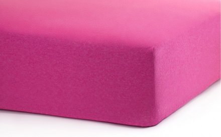 Простирадло на резинці Софт Найт фуксія трикотаж 140х200 см Простирадло на резинці Софт Найт фуксія трикотаж 140х200 см